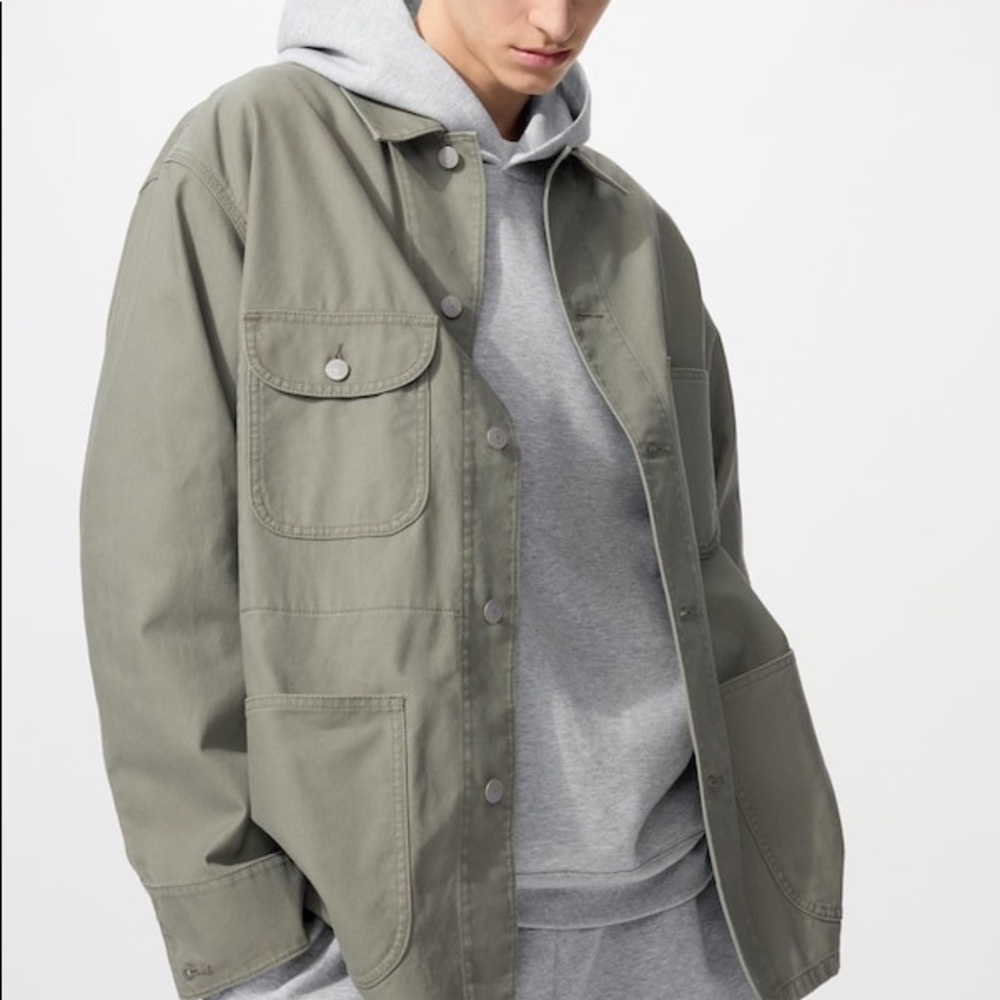 Uniqlo unisex utility jacket chore coat. Never worn.